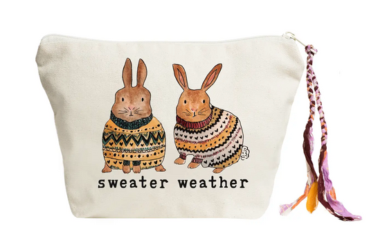 Sweater Weather (Bunny Edition) | Pouch